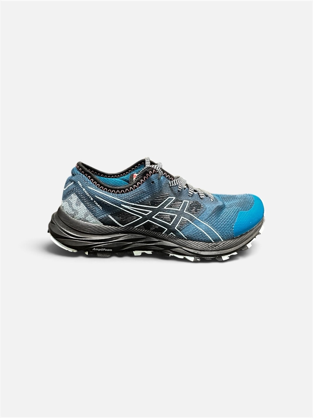 ASICS Men's Blue and Black Trail Running Shoe